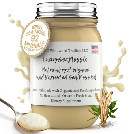 Buy 2 Get 1 FREE! Organic Ashwagandha Infused Alkaline Sea Moss Gel | Choose Alkaline Ashwagandha or Ashwagandha Fresh Mango Gel