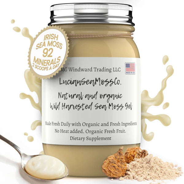 Buy 2 Get 1 FREE!! Organic Maca Root Alkaline Wild Harvested Sea Moss Gel | Dr. Sebi Inspired