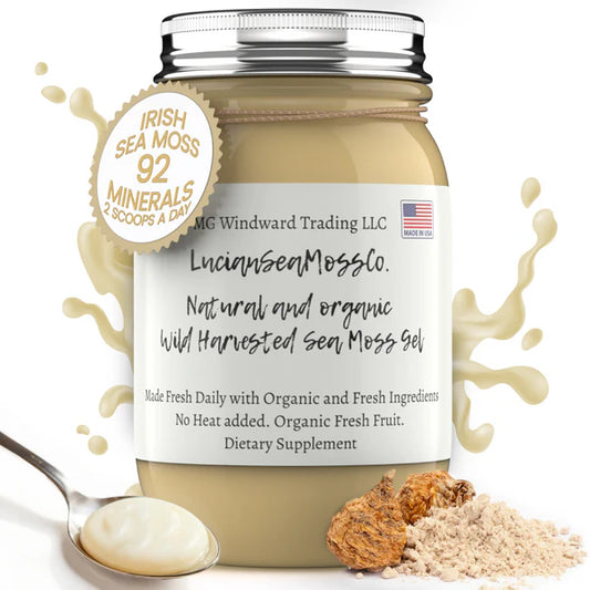 Buy 2 Get 1 FREE!! Organic Maca Root Alkaline Wild Harvested Sea Moss Gel | Dr. Sebi Inspired
